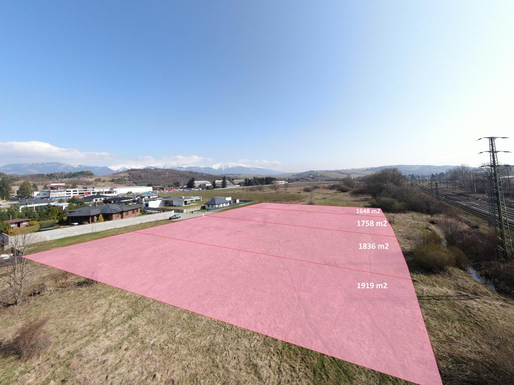 Stavebné pozemky na predaj, Liptovský Mikuláš časť Ondrašová