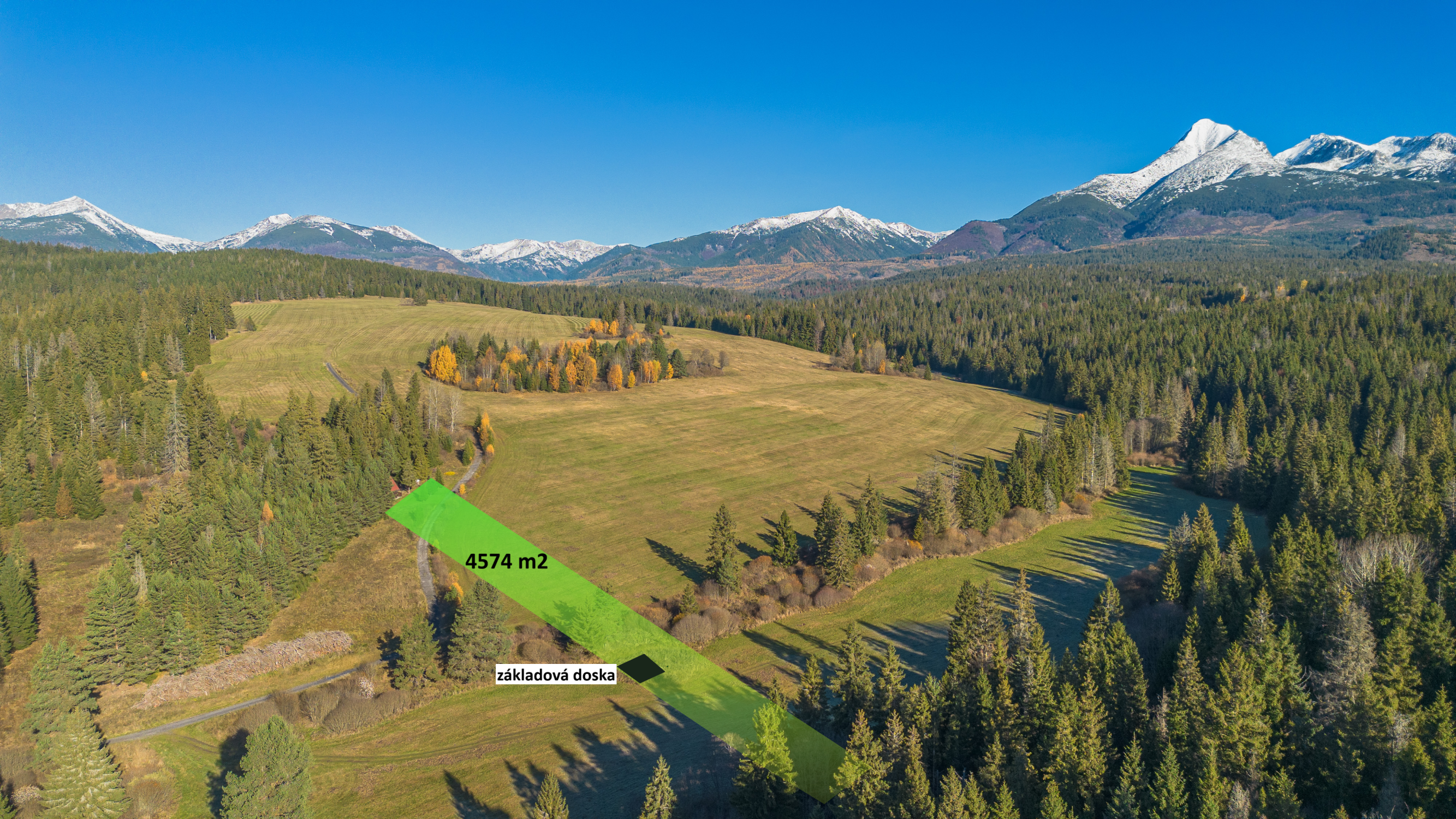 Stavebný pozemok pod Kriváňom – Východná