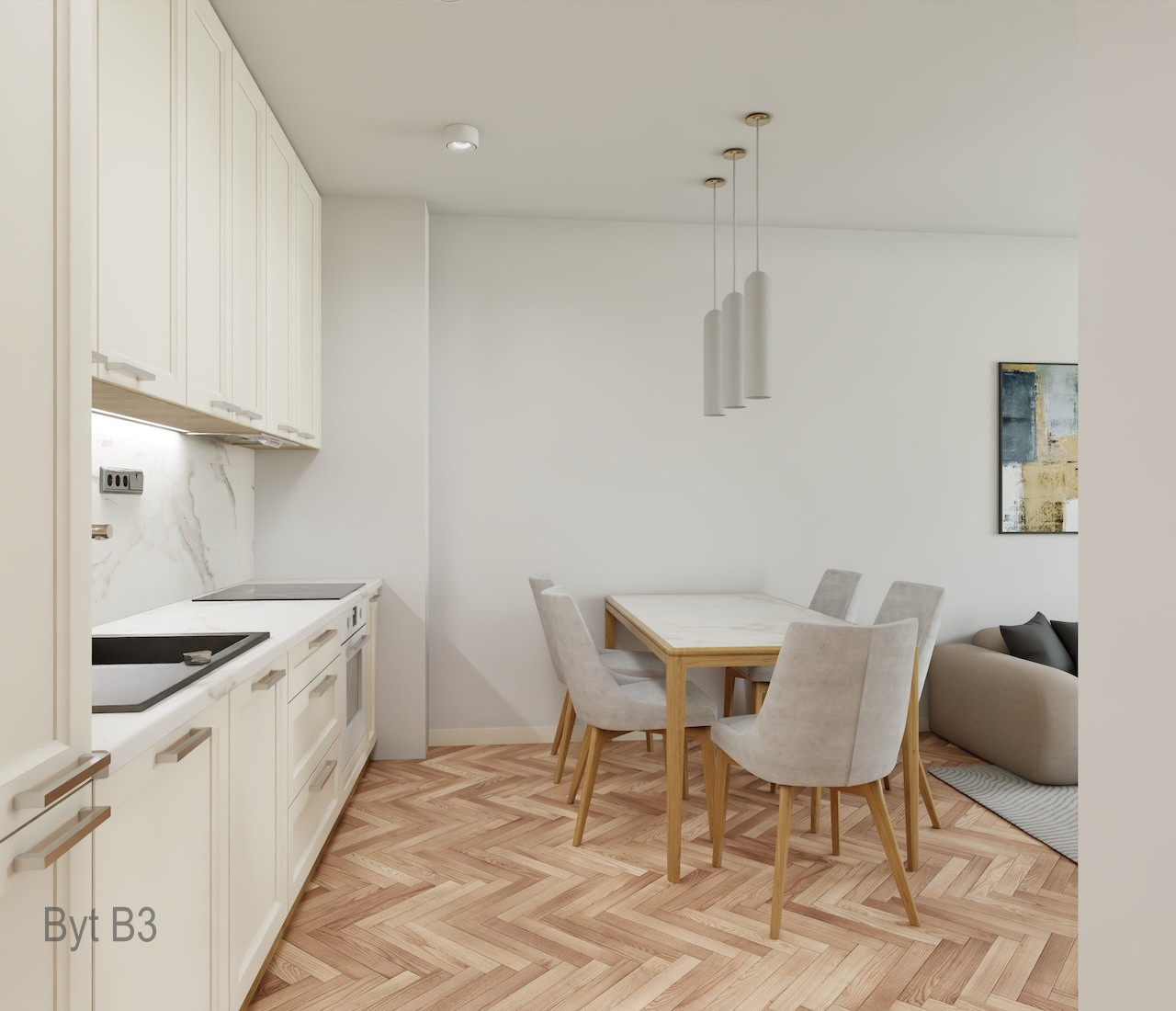 Nové štýlové 3 izbové byty v centre mesta, Liptovský Mikuláš