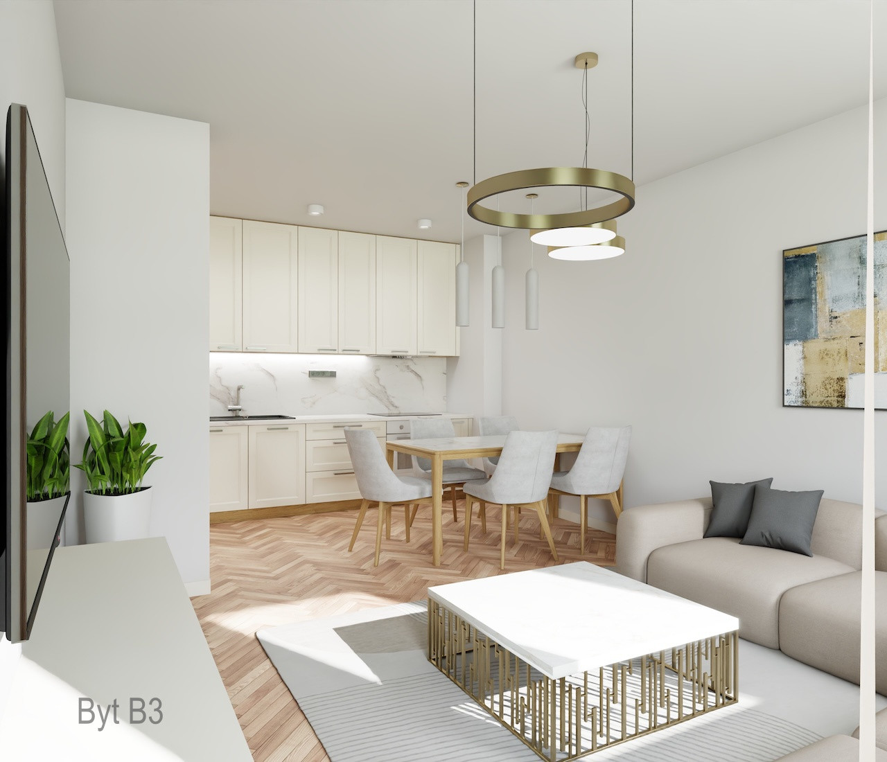 Nové štýlové 3 izbové byty v centre mesta, Liptovský Mikuláš