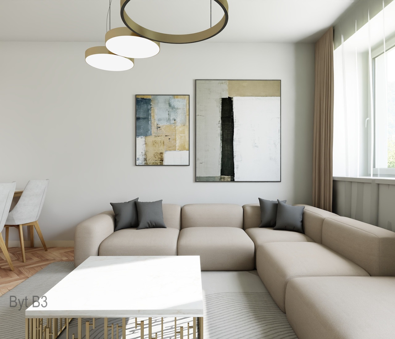 Nové štýlové 3 izbové byty v centre mesta, Liptovský Mikuláš