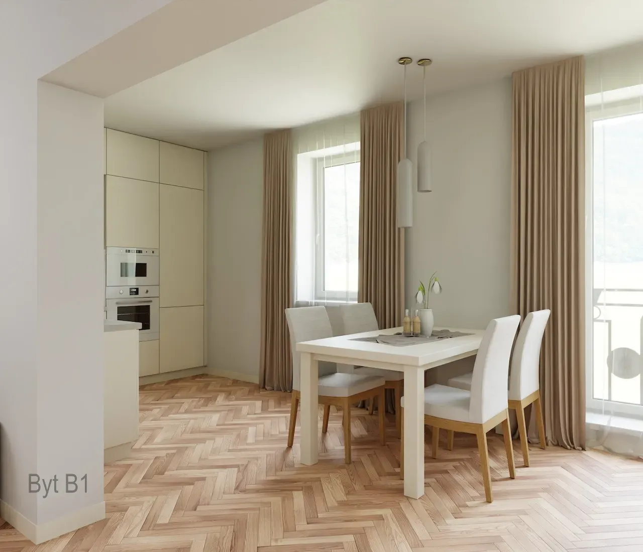 Nové štýlové 2 izbové byty v centre mesta, Liptovský Mikuláš