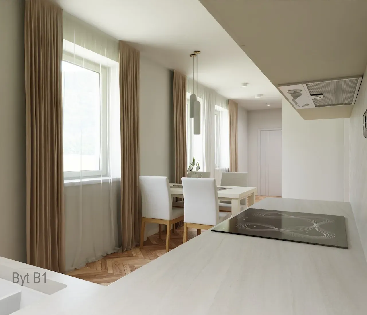 Nové štýlové 2 izbové byty v centre mesta, Liptovský Mikuláš