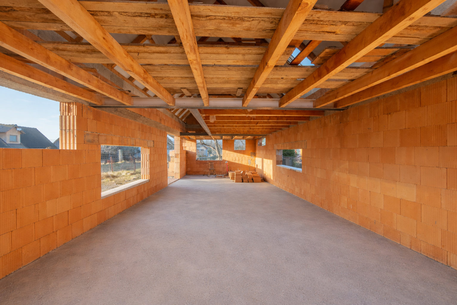 Rodinný dom v hrubej stavbe s pozemkom 2 152 m² Žiar/Liptov