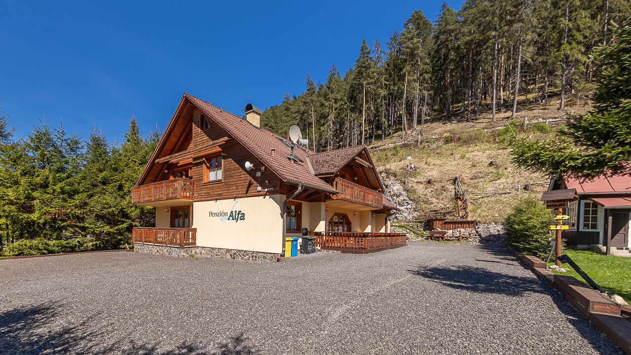 Krásny penzión v Demänovskej doline s veľkým pozemkom