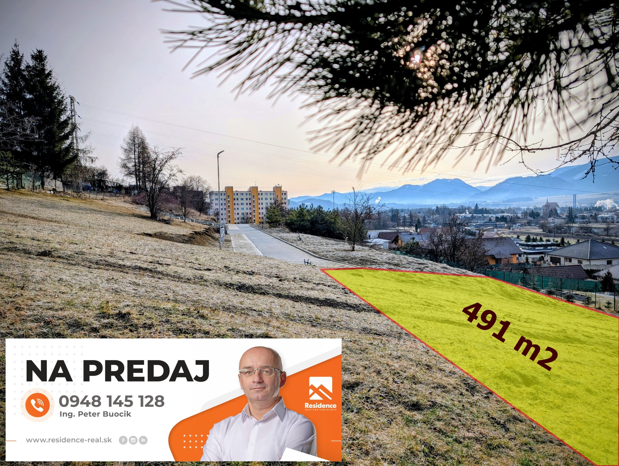 Stavebný pozemok s výhľadom, Liptovský Mikuláš