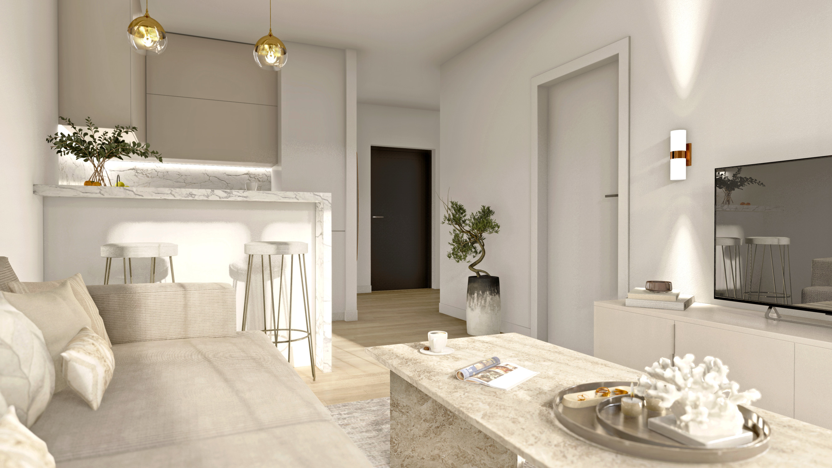 Na predaj 2-izbový byt v projekte Rezidencia Bocian