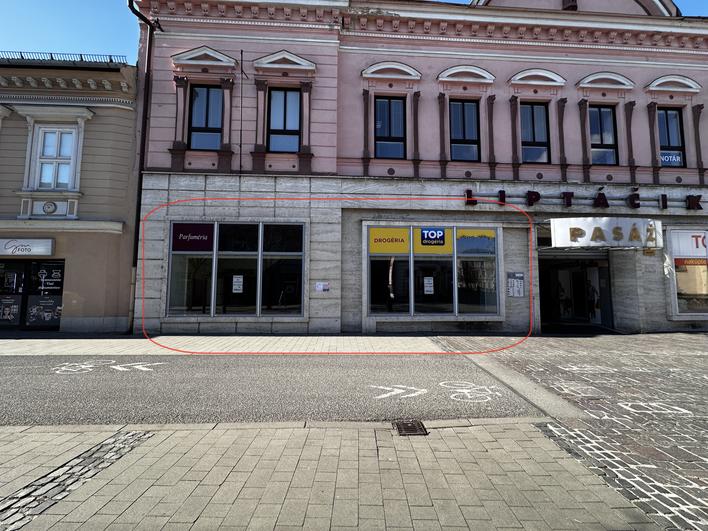 TOP PRIESTOR NA PRENÁJOM – PEŠIA ZÓNA Liptovský Mikuláš