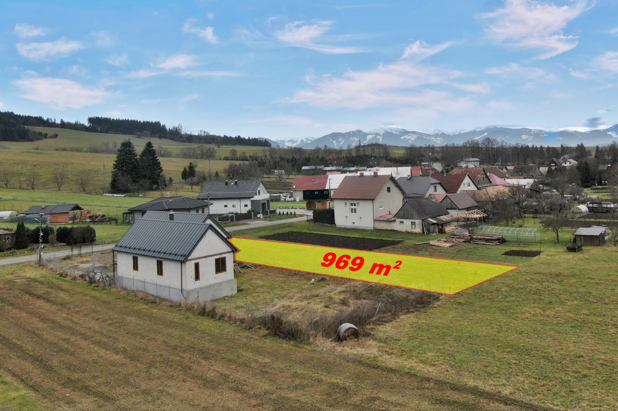 Stavebný pozemok na Liptove, 969 m2