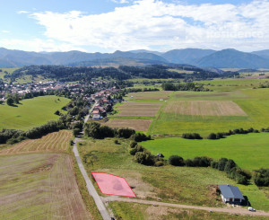 Posledný stavebný pozemok v Hybe – Peňažné  Výhľad na Tatry