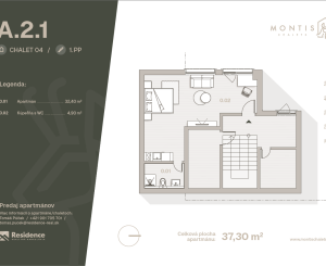 Moderné horské štúdio v Jasnej  v rezorte Montis