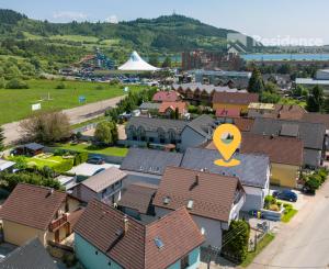 REZERVOVANÉ -Priestranný apartmán s terasou pri aquaparku – Banff Bešeňová