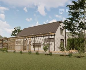 Rodinný dom v hrubej stavbe s pozemkom 2 152 m² Žiar/Liptov