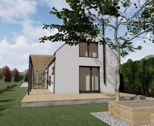 Rodinný dom v hrubej stavbe s pozemkom 2 152 m² Žiar/Liptov