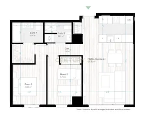 2- izbový apartmán v Španielskej Malage
