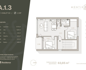 Horský apartmán v projekte Montis