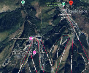 Chatka pri zjazdovke v Jasnej + 2 parkovacie miesta