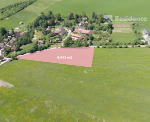Stavebný pozemok 8043 m² pri Liptovskom Trnovci