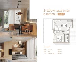 Krásny 2 izbový apartmán v rezorte Montis Jasná
