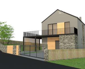STAVEBNÝ POZEMOK V LAZISKU S PROJEKTOM RODINNÉHO DOMU | 569 m²