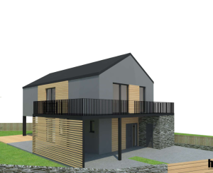 STAVEBNÝ POZEMOK V LAZISKU S PROJEKTOM RODINNÉHO DOMU | 569 m²