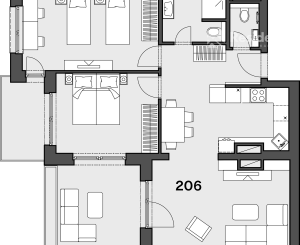 Na predaj 3-izbový byt s terasou a balkónom | Rezidencia Bocian