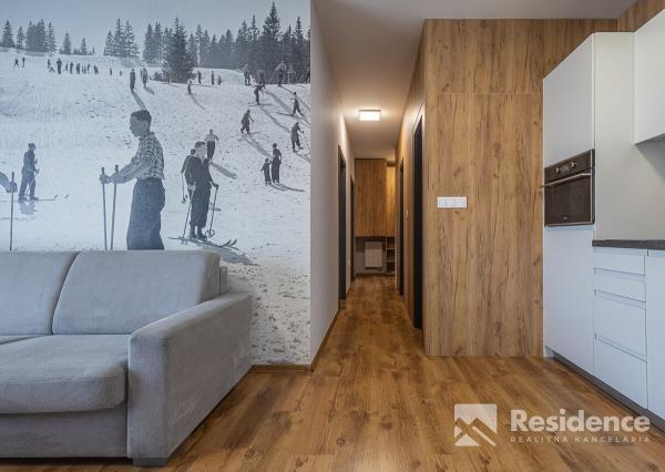 Luxusný horský dvojspálňový apartmán s parkovacím státím v lyžiarskom stredisku Jasná