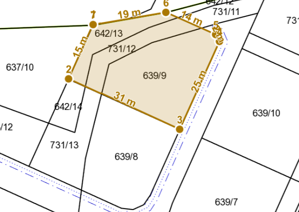 Na predaj stavebný pozemok s výmerou 722 m² – Jamník, Liptov