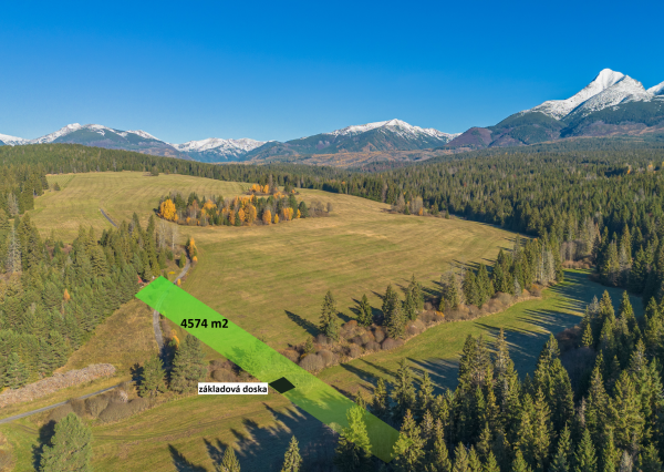 Stavebný pozemok pod Kriváňom – Východná