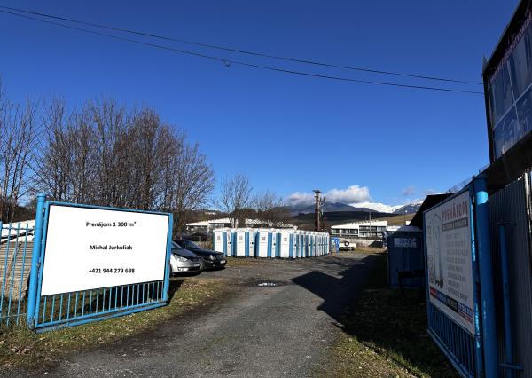 Prenájom 1 300 m² – skladový priestor na hlavnom ťahu Liptovský Mikuláš