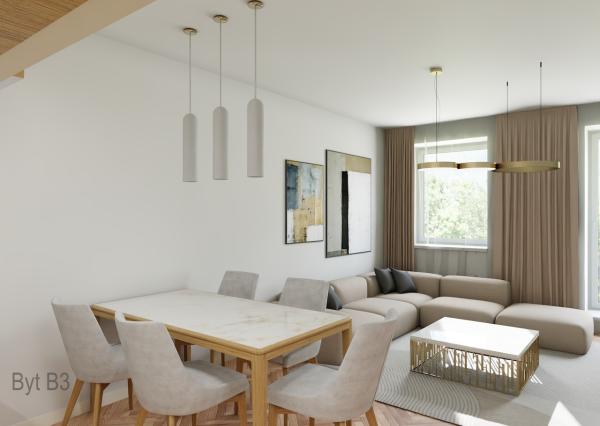 Nové štýlové 3 izbové byty v centre mesta, Liptovský Mikuláš