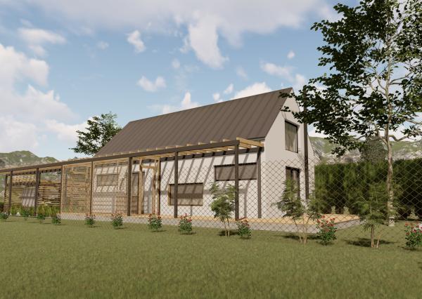 Rodinný dom v hrubej stavbe s pozemkom 2 152 m² Žiar/Liptov