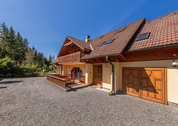 Krásny penzión v Demänovskej doline s veľkým pozemkom