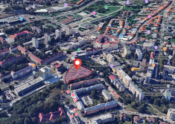 Investičný pozemok pre polyfunkčnú výstavbu, Banská Bystrica