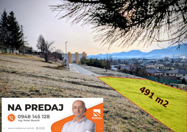 Stavebný pozemok s výhľadom, Liptovský Mikuláš