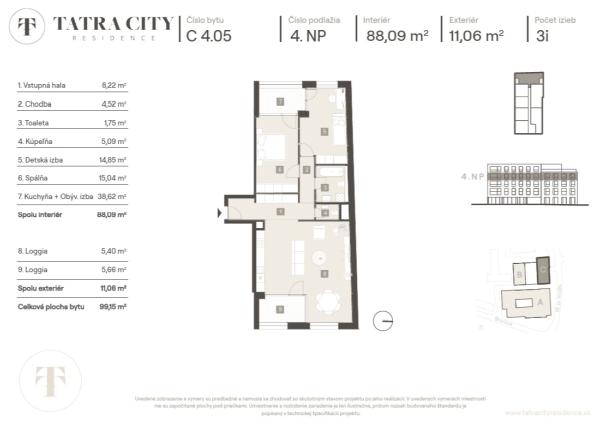 RODINNÉ BYTY v absolútnom centre Liptovského Mikuláša