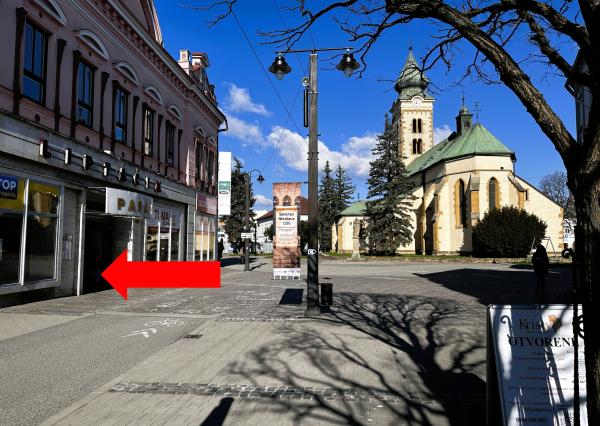 TOP PRIESTOR NA PRENÁJOM – PEŠIA ZÓNA Liptovský Mikuláš