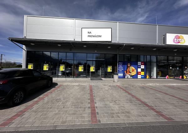 PRENÁJOM OBCHODNÉHO PRIESTORU – OC Podbreziny, Liptovský Mikuláš