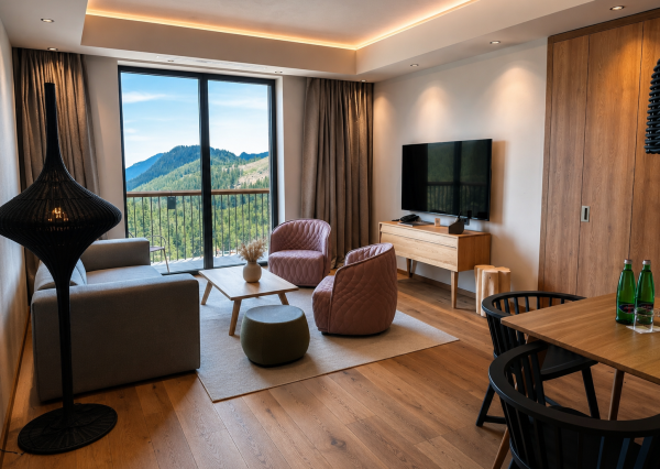 Horský luxus - 2-izbový apartmán v hoteli Damian Jasná priamo pri zjazdovke
