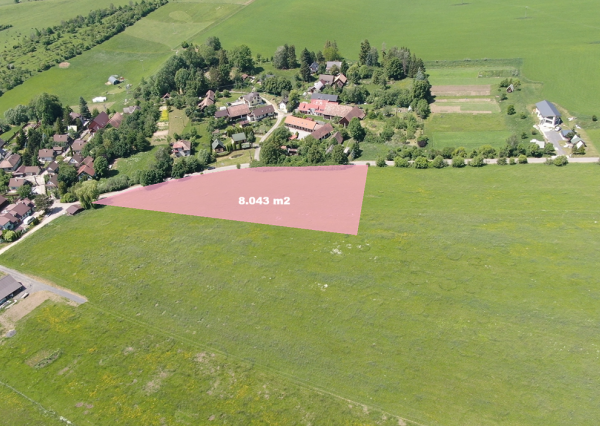 Stavebný pozemok 8043 m² pri Liptovskom Trnovci