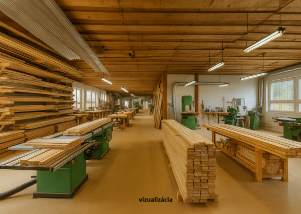 Na predaj výrobný a skladový objekt (1 150 m²), Lisková