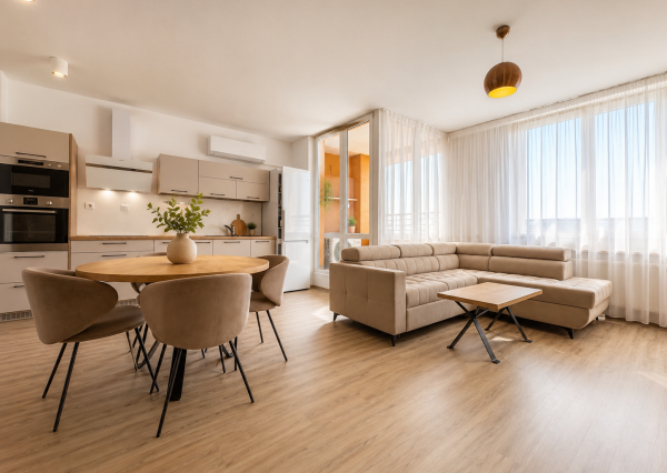 Štýlovo zariadený 3-izbový byt | Centrum LM | 2 parkovacie miesta