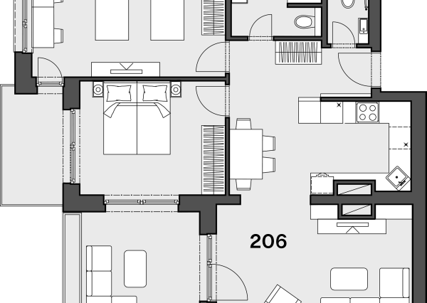 Na predaj 3-izbový byt s terasou a balkónom | Rezidencia Bocian