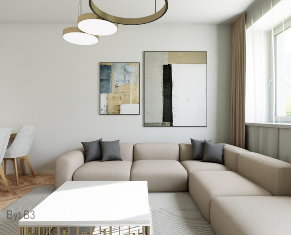 Nové štýlové 3 izbové byty v centre mesta, Liptovský Mikuláš