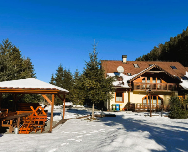 Krásny penzión v Demänovskej doline s veľkým pozemkom