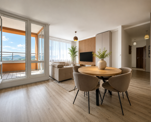 Na Prenájom Štýlovo zariadený 3-izbový byt | Centrum LM | 2 parkovacie miesta